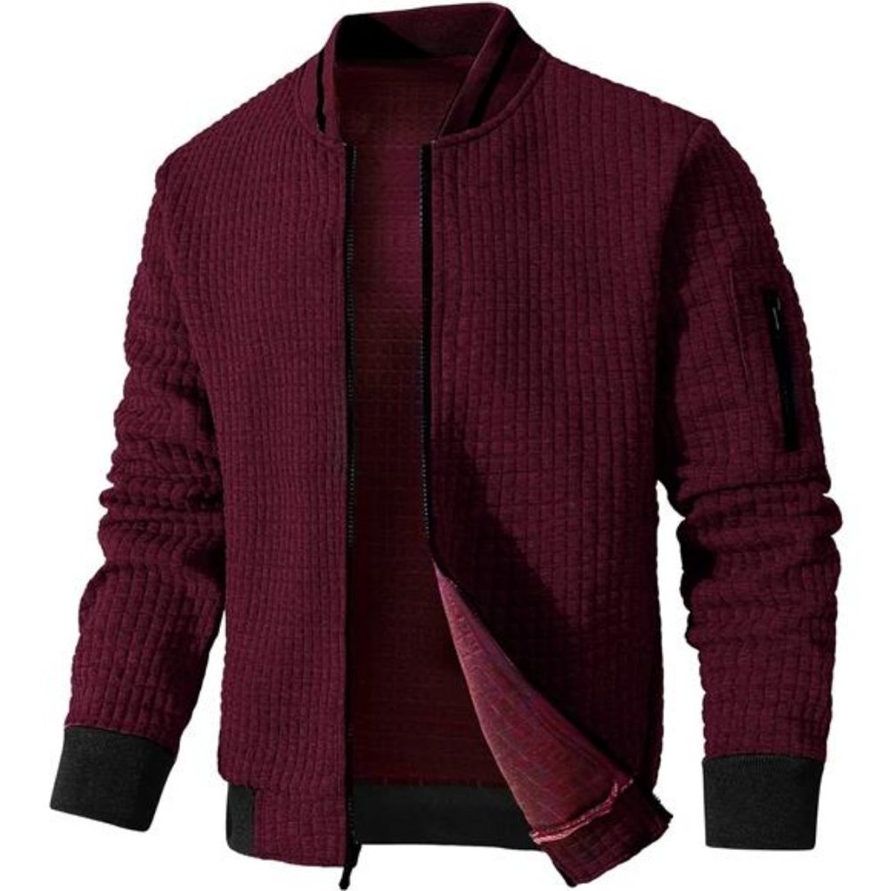 Mens Lightweight Jacket Casual Bomber Jacket Varsity Coat - Picture 7 of 7